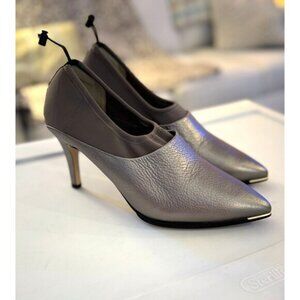 Cole Haan Grand Ambition Shoes Grey Pointed Toe Stiletto Pumps Size 7B Dress